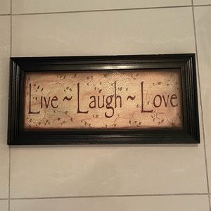 Live Laugh Love Wall Art